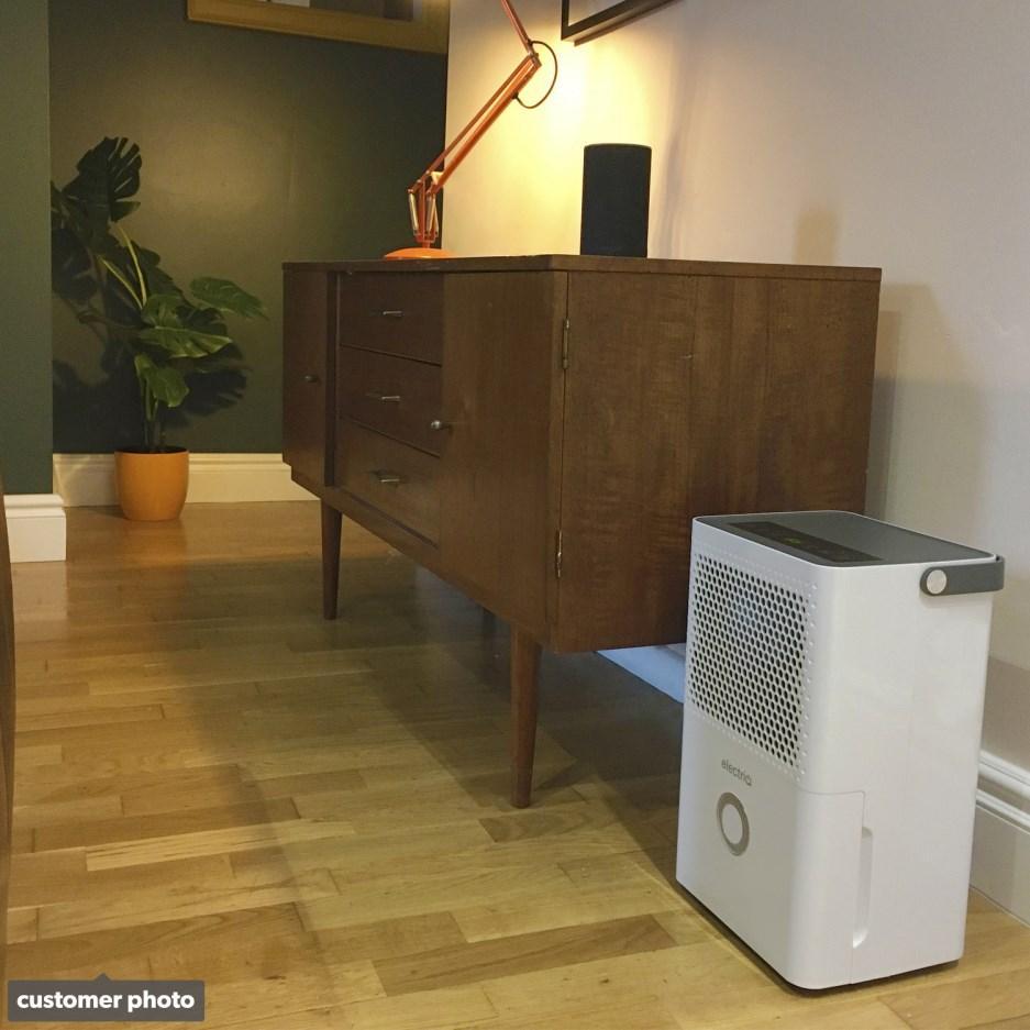 electriQ 10-Liter Luftentfeuchter mit Hygrostat