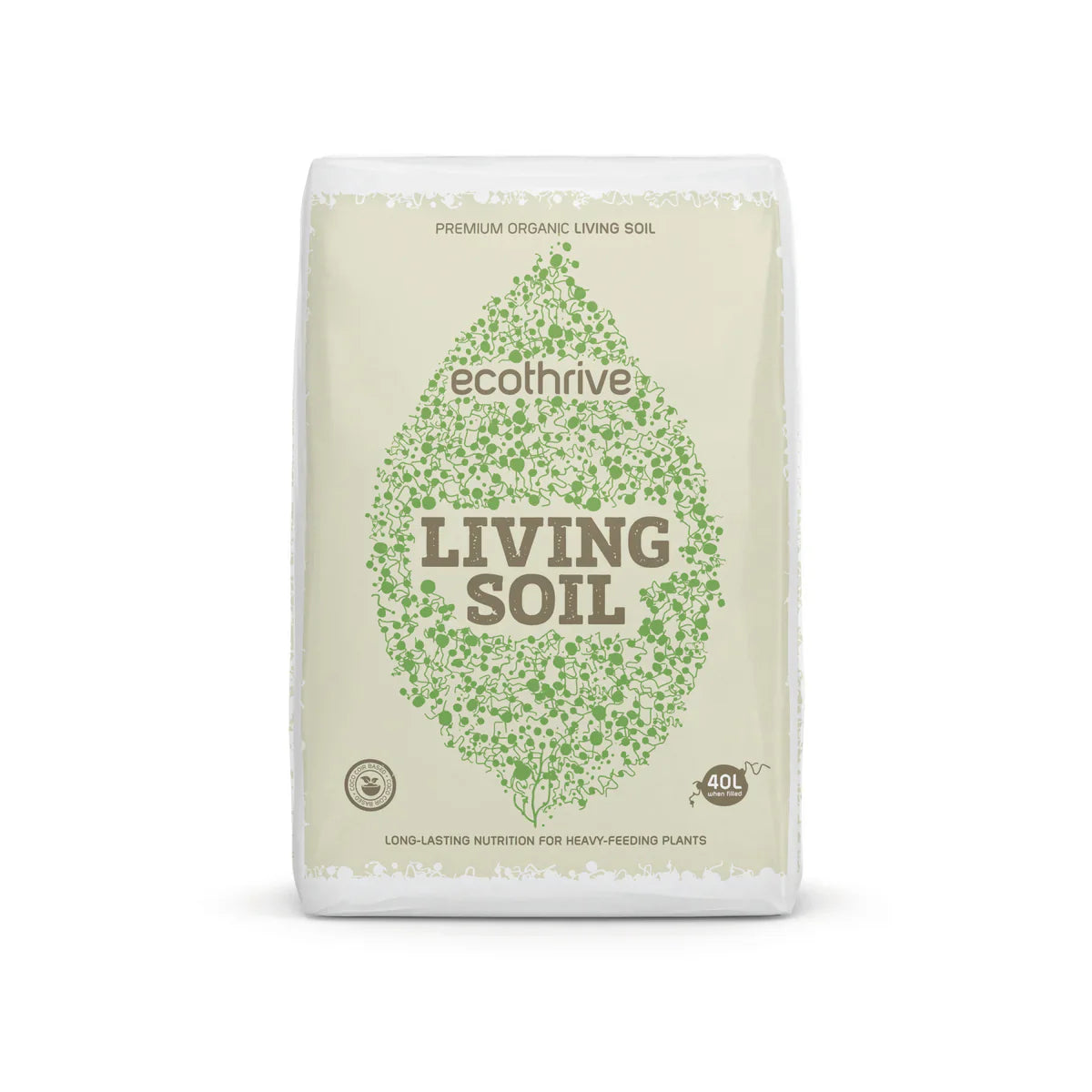 Ecothrive Lebender Boden 40L - Premium Bio-Erde