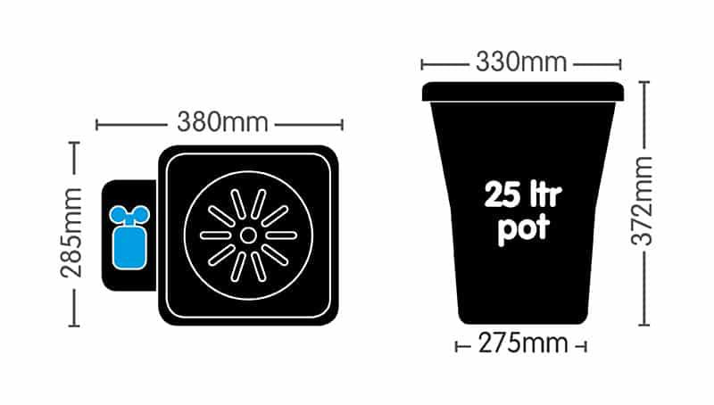 Autopot - 25L Topf XL-System + Tank