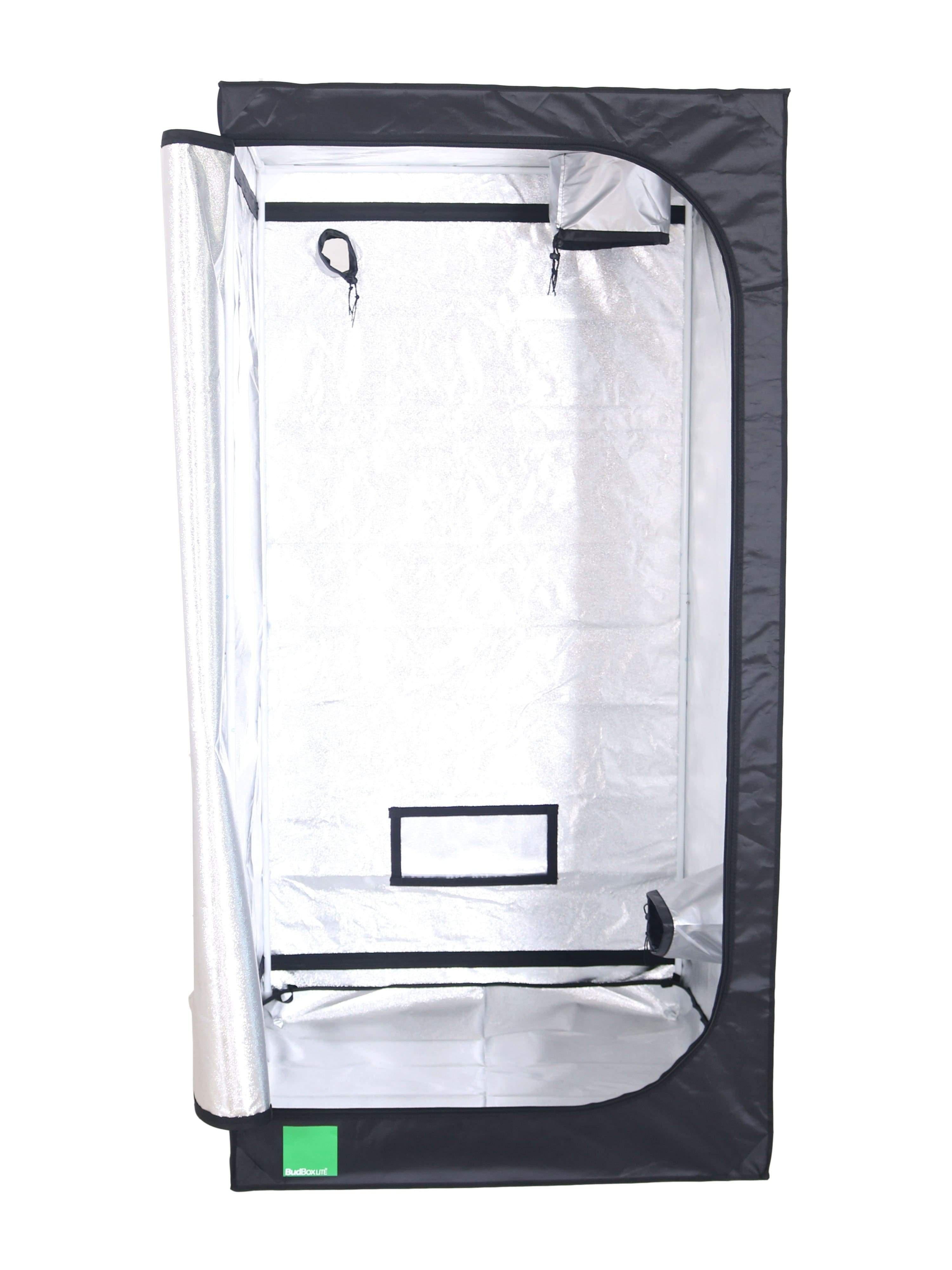 Bud Box Lite Zelt Silber - 100 x 100 x 200cm