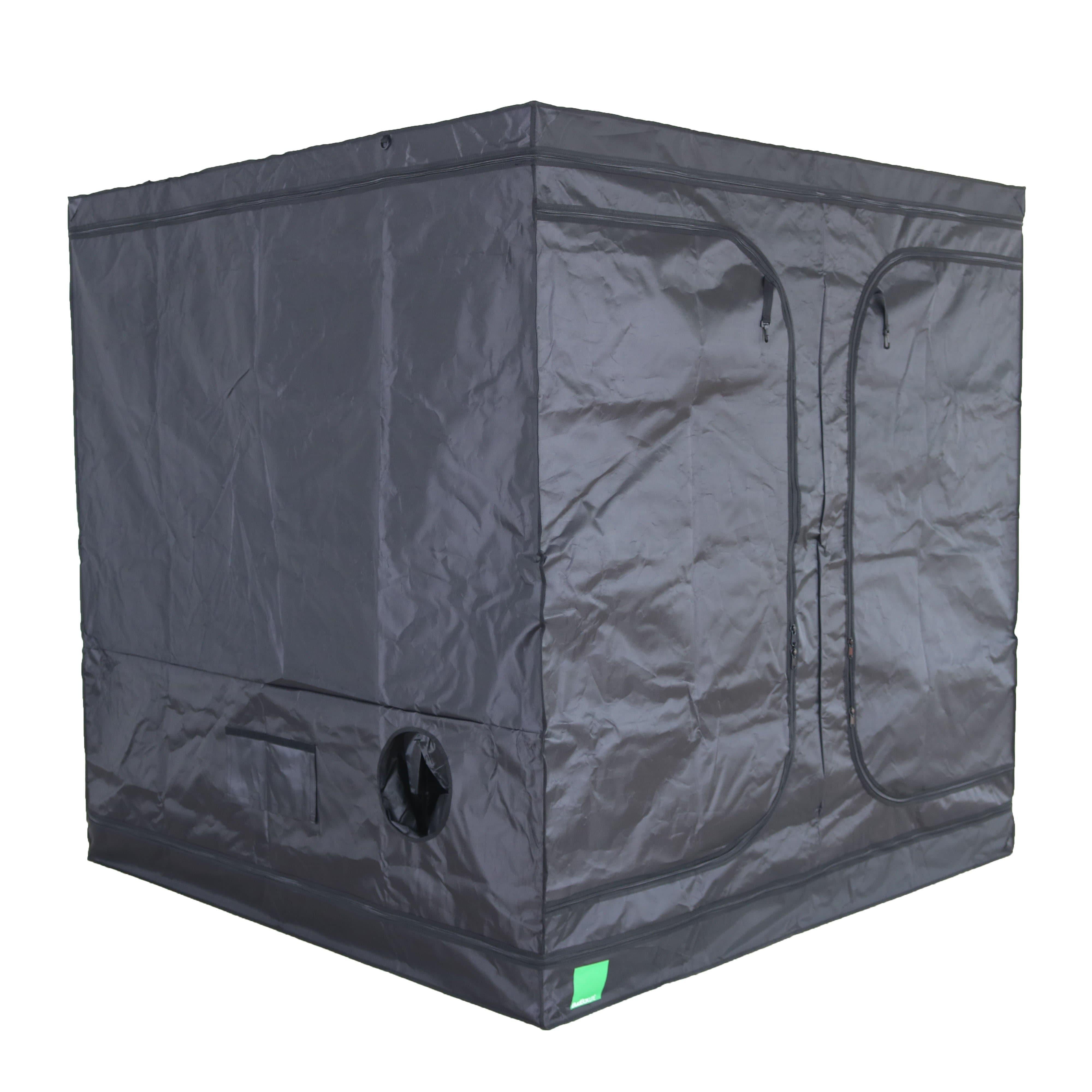 Bud Box Lite Zelt Silber - 200 x 200 x 200 cm (19 mm Stangen & Metallwinkel)
