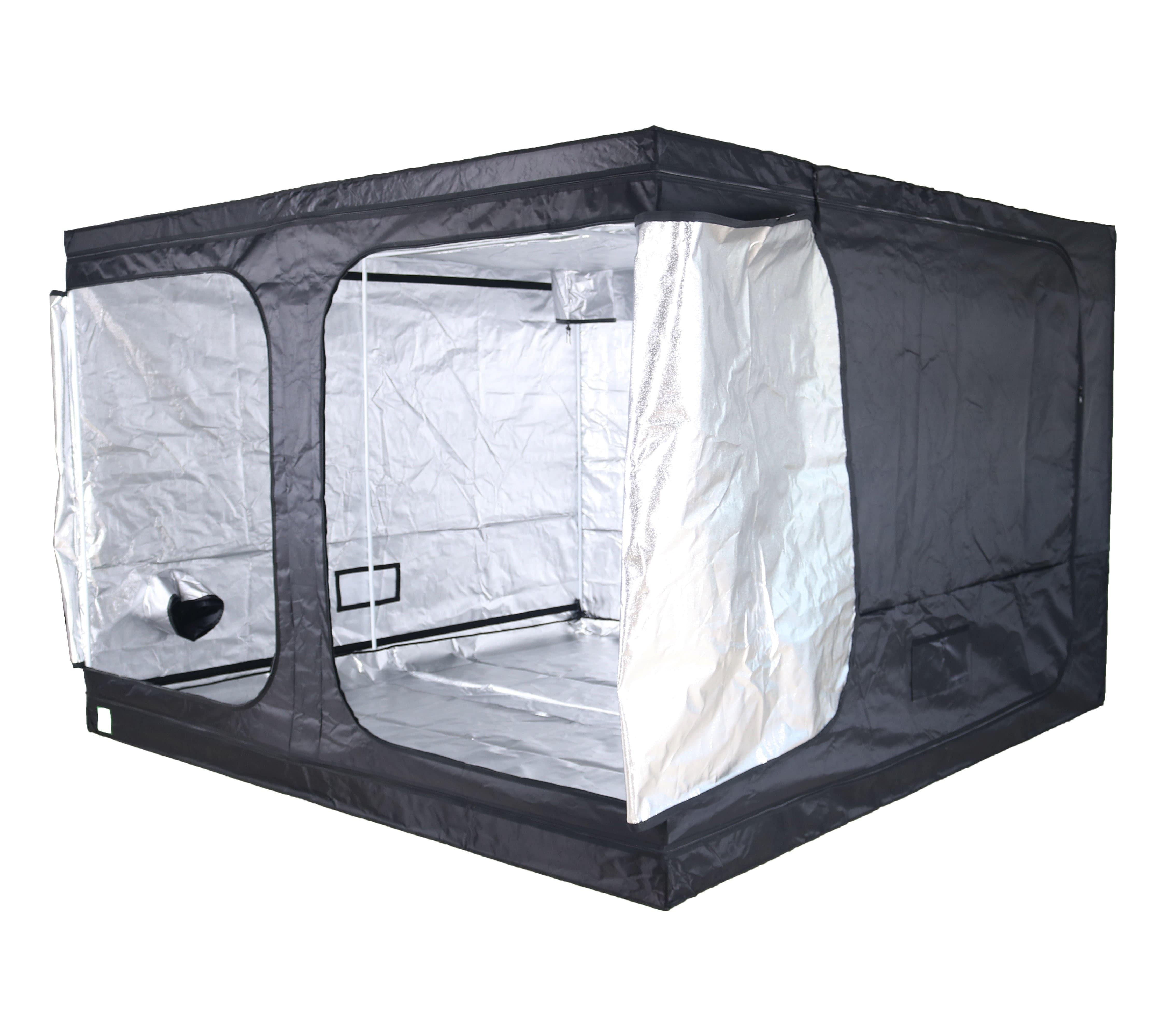 Bud Box Lite Zelt Silber - 300 x 300 x 200cm (19mm Stöcke & Metallecken)