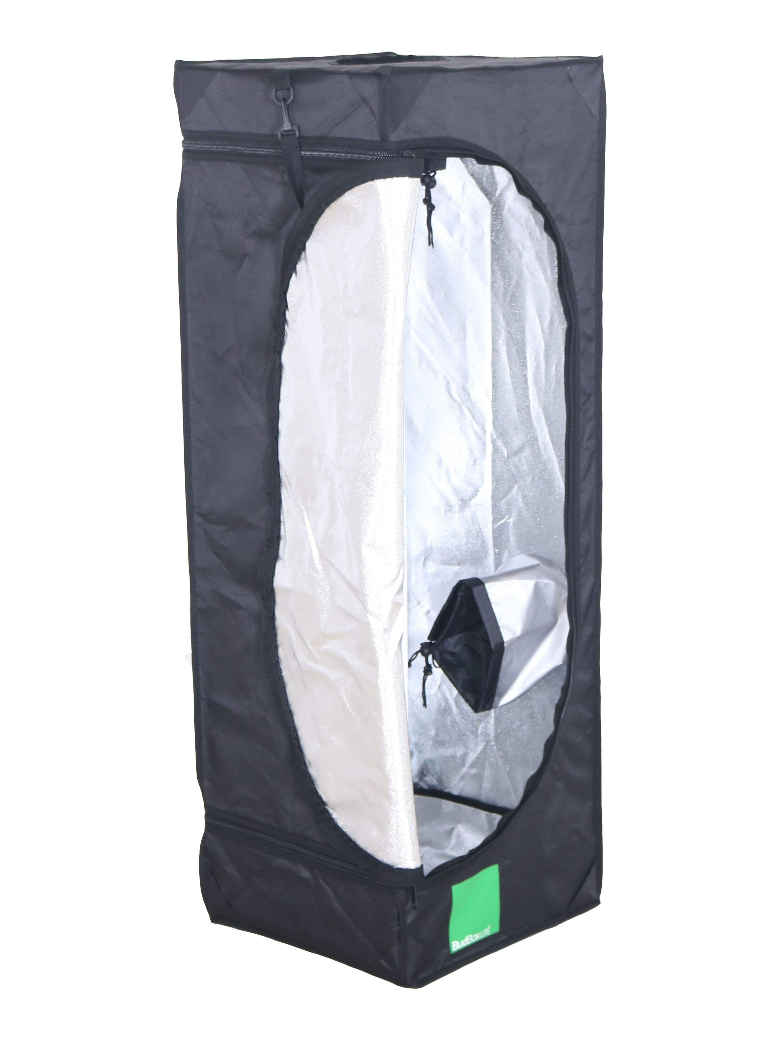Bud Box Lite Zelt Silber - 40 x 40 x 120 cm