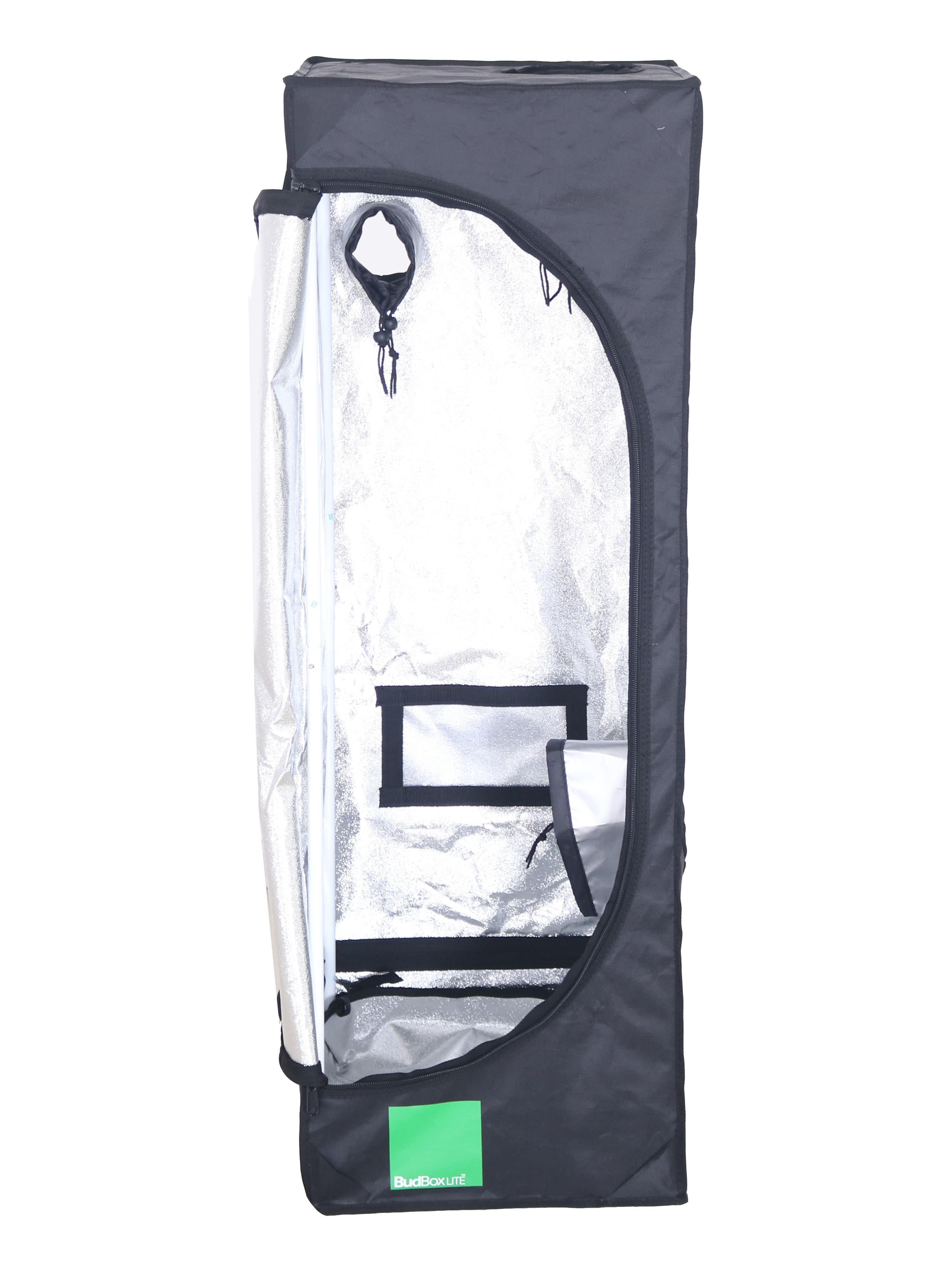 Bud Box Lite Zelt Silber - 40 x 40 x 120 cm