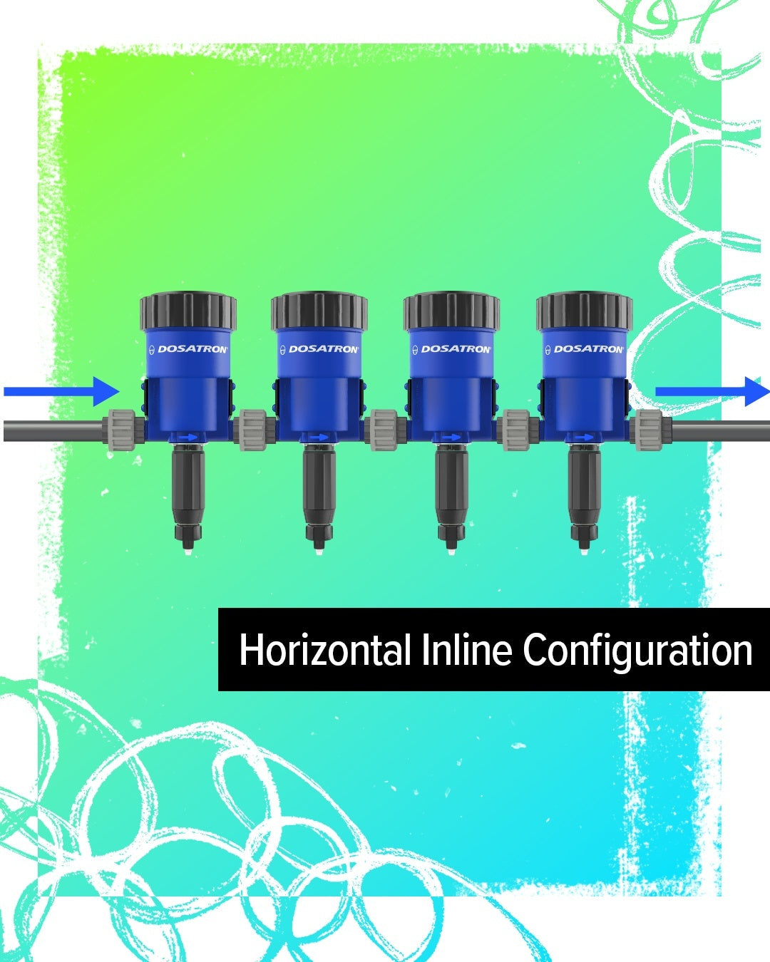 Dosatron 4-teiliger Hobby-Pflanzsystem (SYSD15RE05)