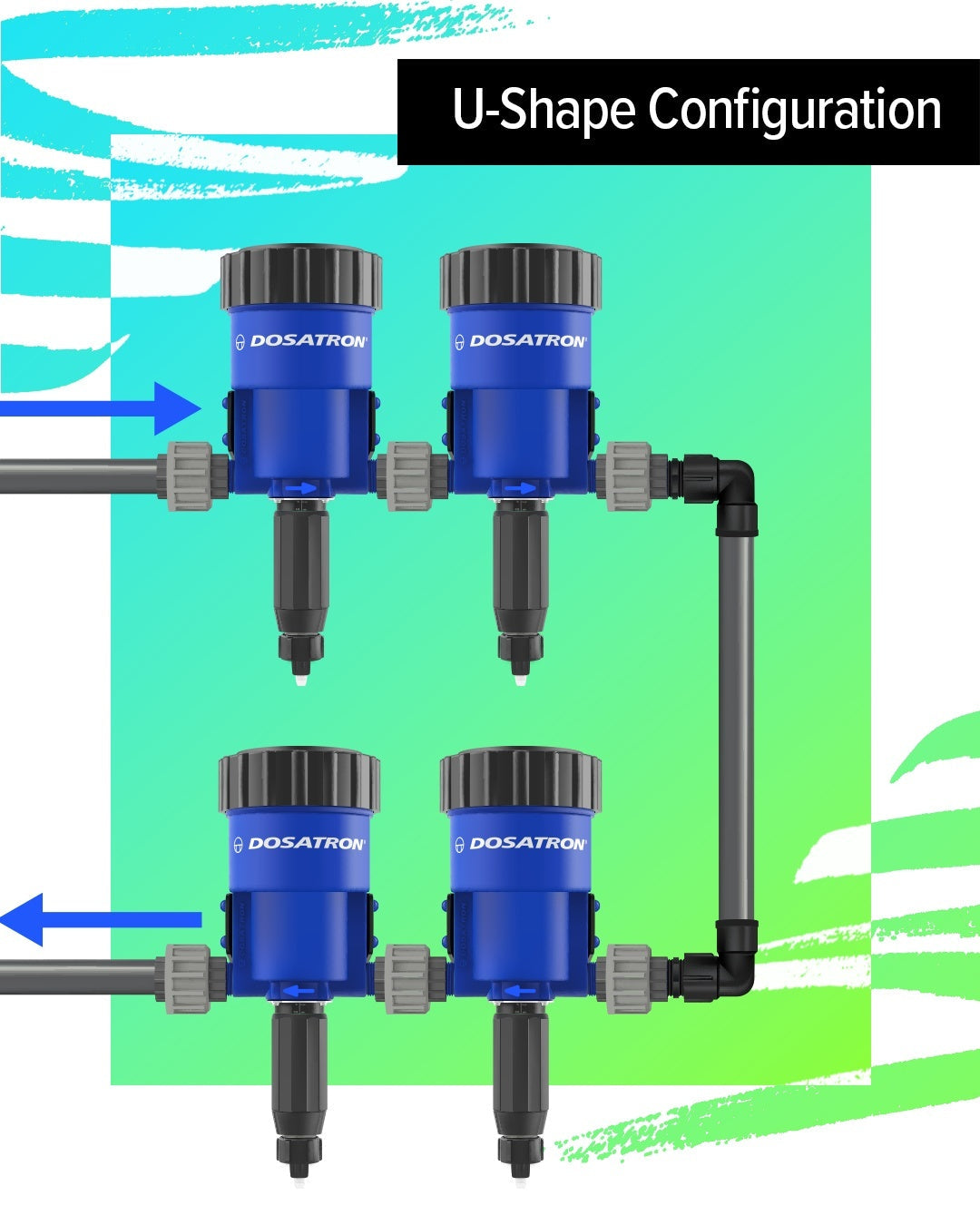 Dosatron 4-teiliger Hobby-Pflanzsystem (SYSD15RE05)