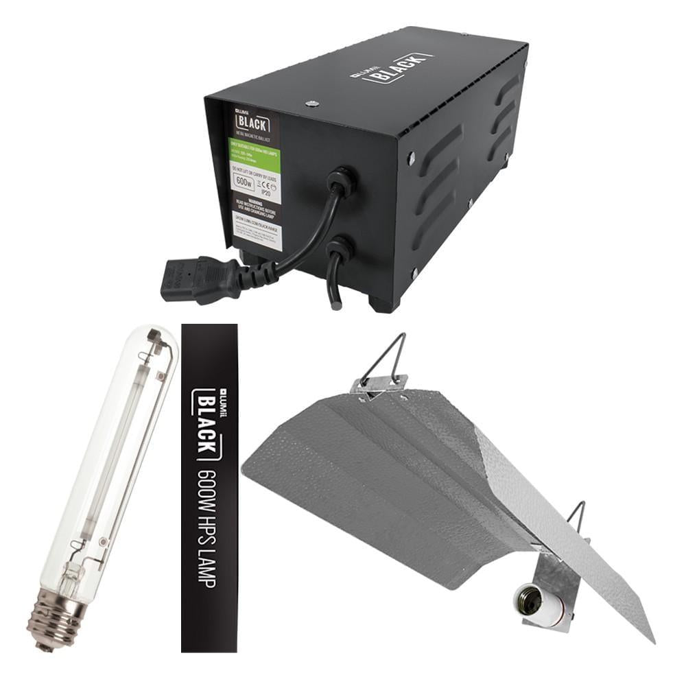 Lumii Schwarz 600W Magnetisches HPS-Licht-Set