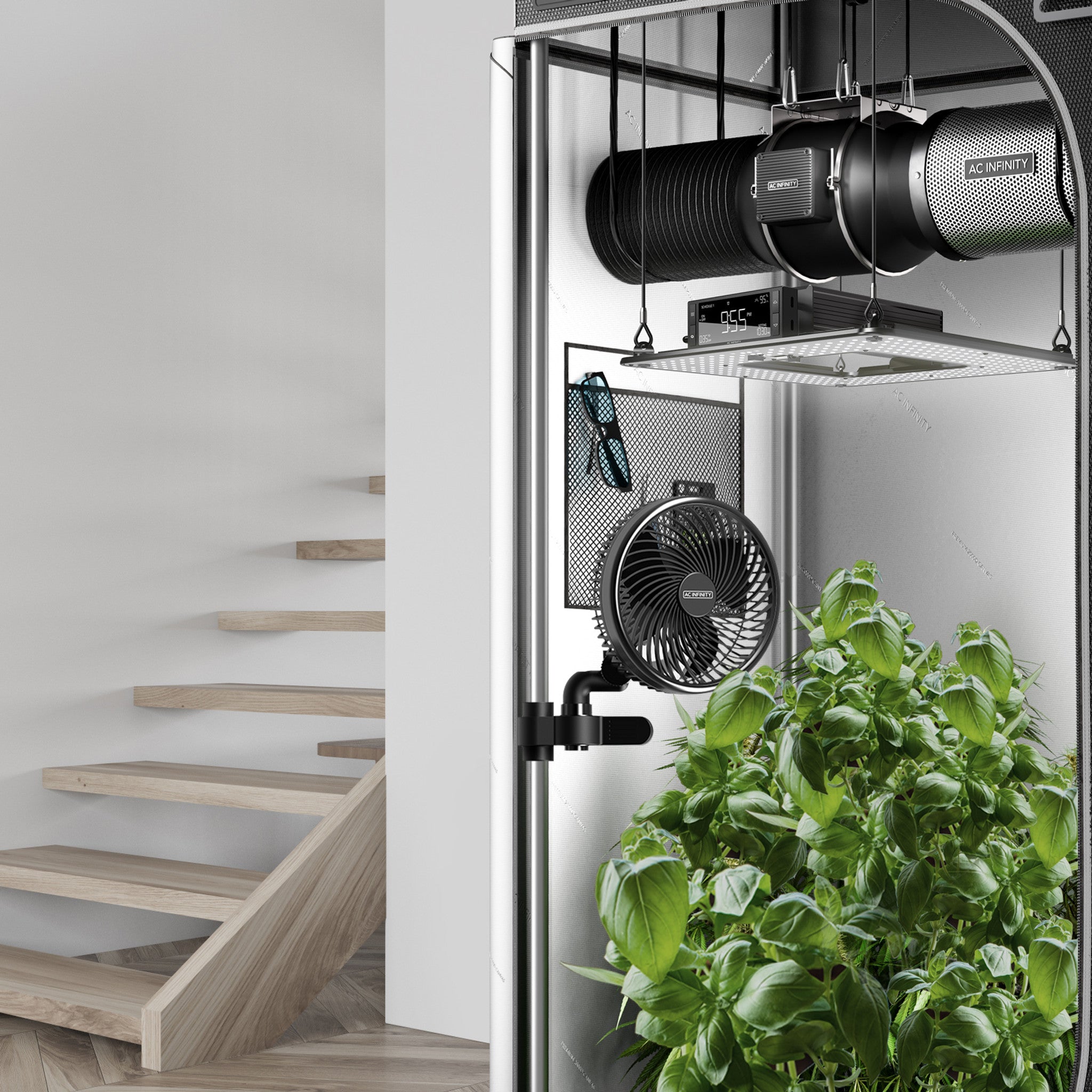 AC Infinity Cloudray A9 EC *MANUELL* Clip-Ventilator (AC-CCA9)