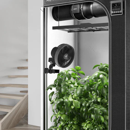 AC Infinity Cloudray S9 9-Zoll oszillierender Clipventilator – Intelligenter EC-Grow-Zelt-Luftzirkulation (AC-CCS9)
