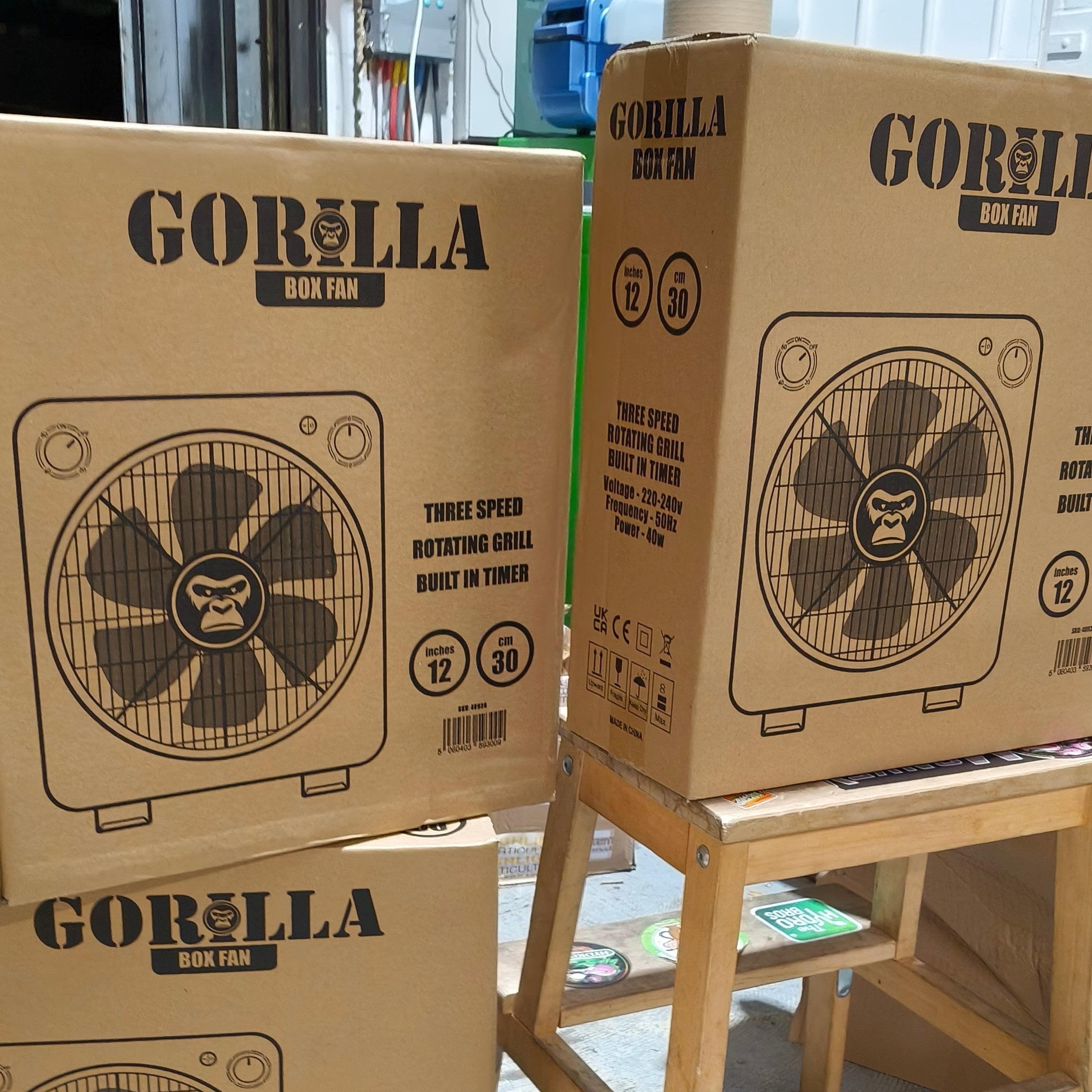 Gorilla Umlaufender Bodentimer mit 3 Geschwindigkeiten - 30cm
