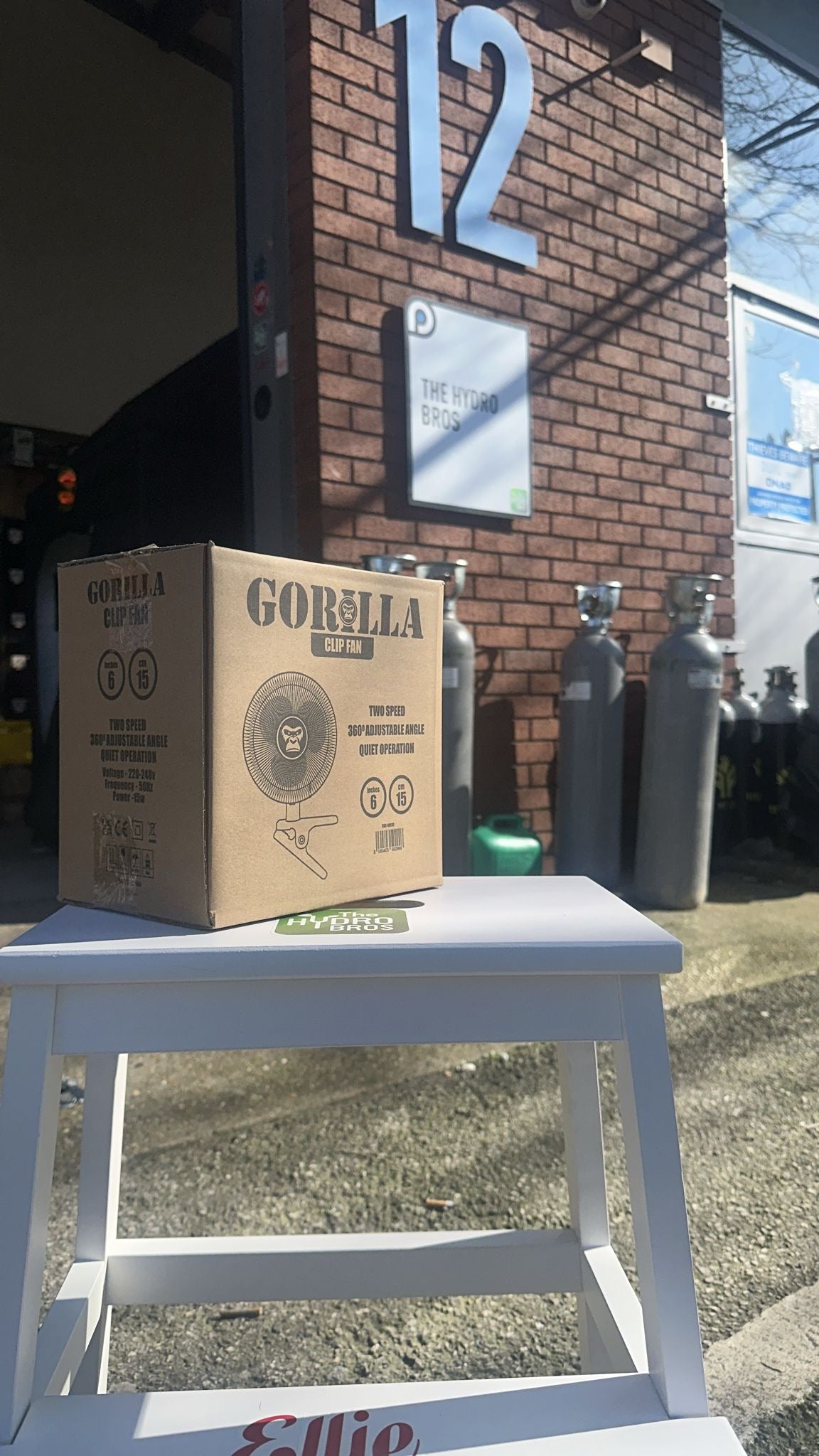 Gorilla Clip Ventilator - 2 Geschwindigkeiten - 15cm (6")