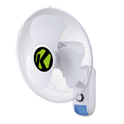 Krystal 16" Oszillierender Wandventilator – 3 Geschwindigkeiten