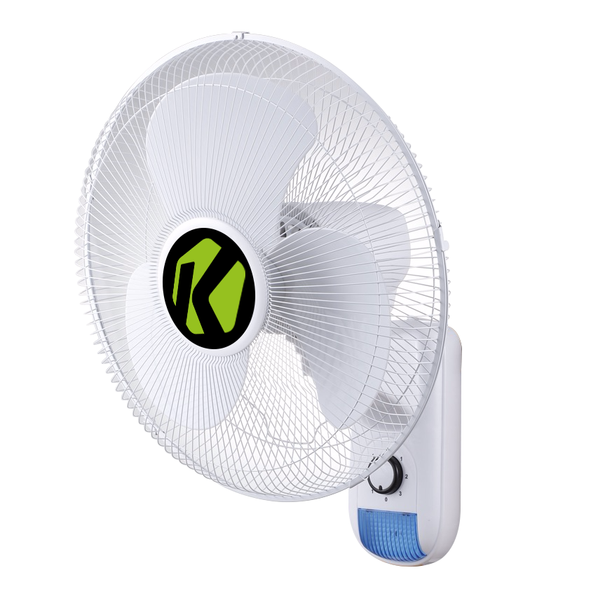 Krystal 16" Oszillierender Wandventilator – 3 Geschwindigkeiten
