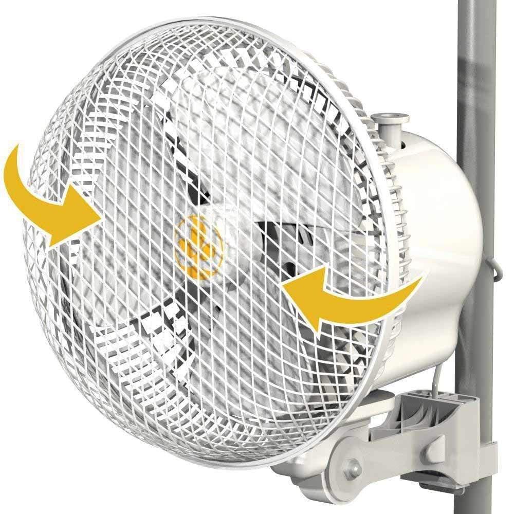 Secret Jardin oszillierender Affenclip-Lüfter – 8" 20W