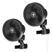 Zwillingspaket - AC Infinity Cloudray S6 - 2 x 6-Zoll oszillierende Clip-Ventilatoren für Pflanzenzelte