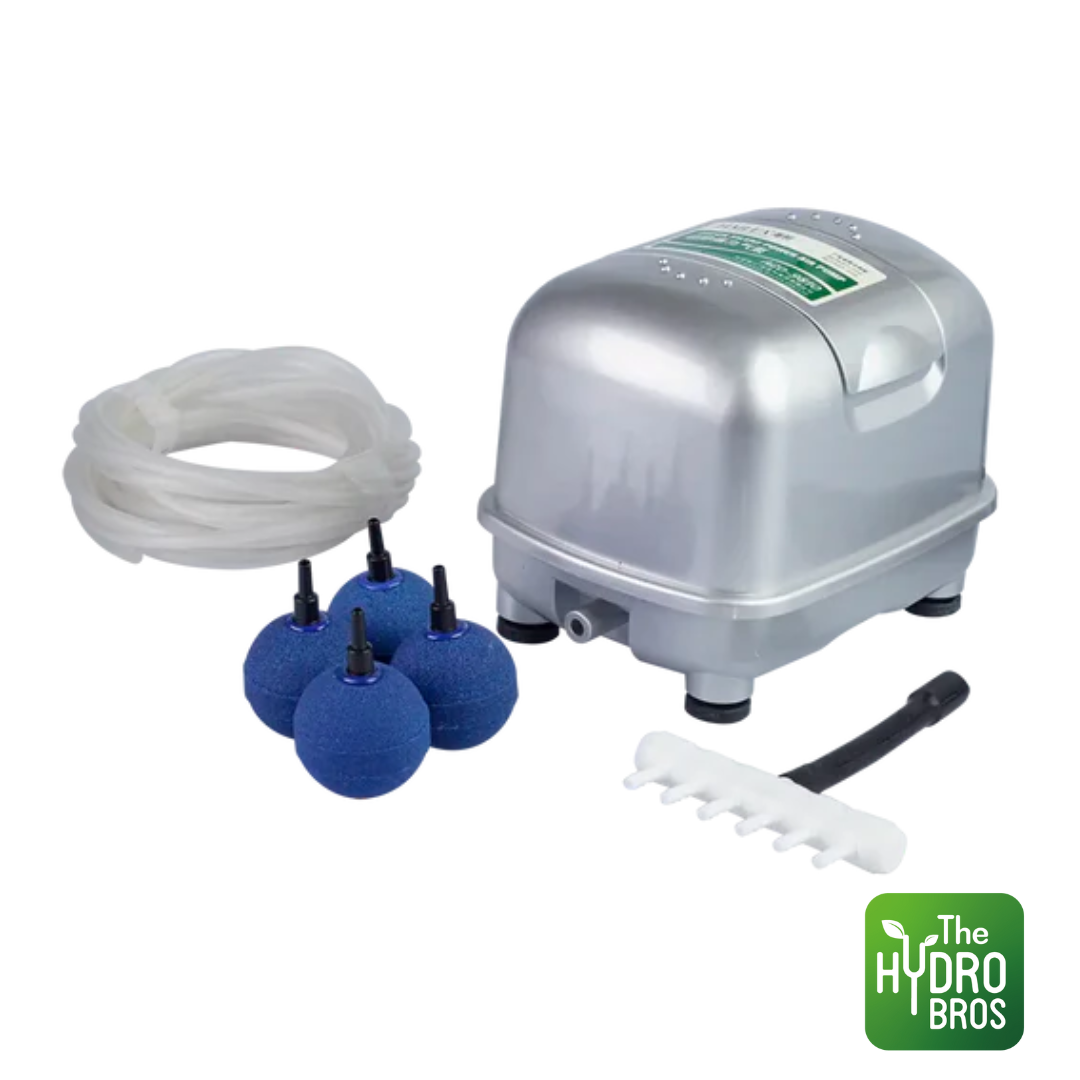 Hailea Silent-Luftpumpe Kit mit Golfball-Luftsteinen