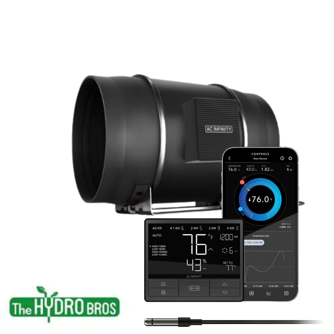 AC Infinity Cloudline S10 Ventilator & UIS Steuerung Kombipaket