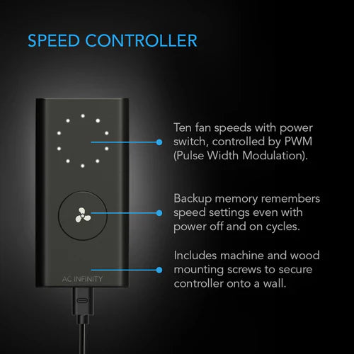 AC Infinity Lüfter- und Filter-Entnahme-Kit (Kein UIS-Controller enthalten)