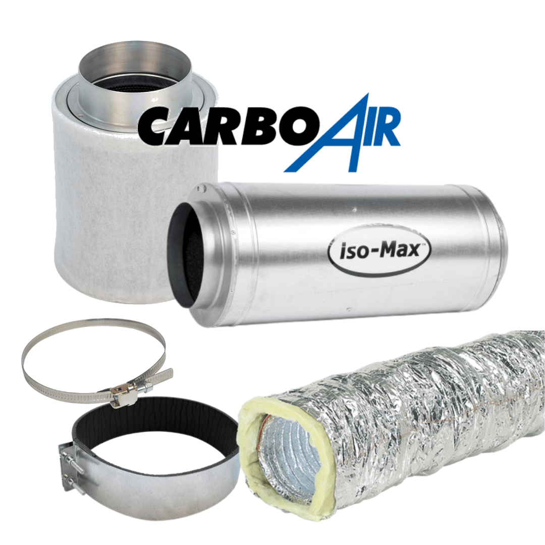 Isomax Schalldämpfer-Lüfter- und CarboAir-Filter-Absaugsatz