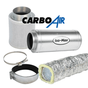 Isomax Schalldämpfer-Lüfter- und CarboAir-Filter-Absaugsatz