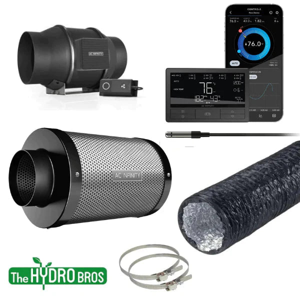 AC Infinity 6-Zoll Lüfterabsaugset + UIS Steuerungskombination