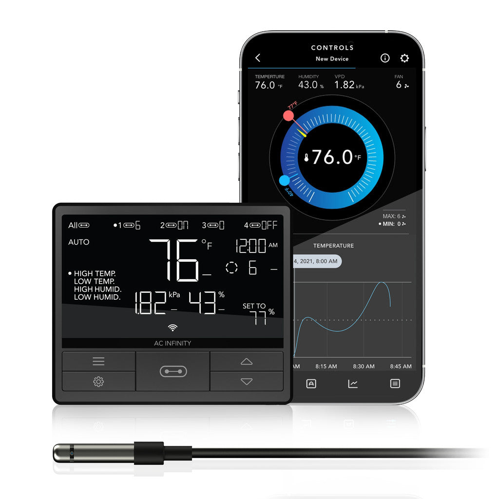 AC Infinity UIS Controller 69 Pro (4 Ports mit Wi-Fi + Bluetooth Version)