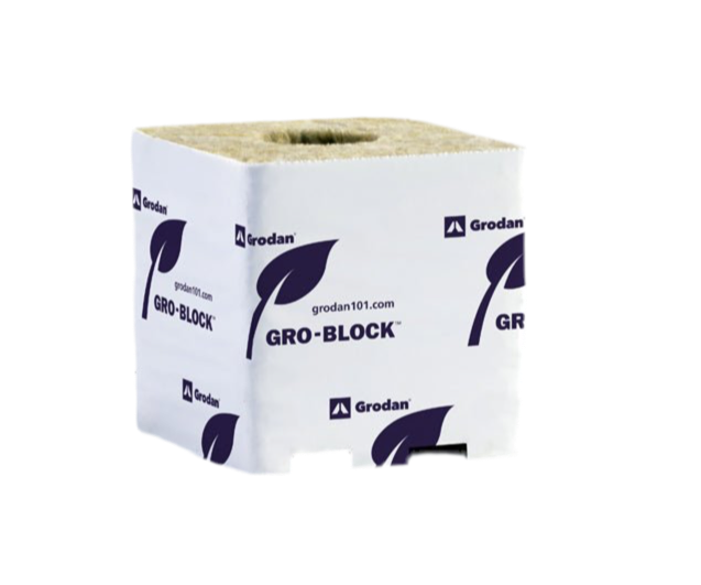 Grodan Gro-Block Verbesserter GR10 4" mit Loch