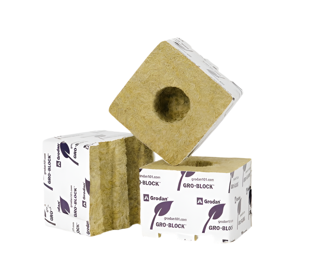 Grodan Gro-Block Verbesserter GR10 4" mit Loch