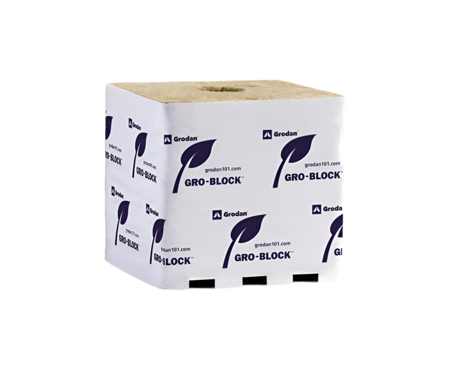 Grodan Gro-Block Verbesserter Hugo 15,2 cm x 15,2 cm x 14,7 cm mit Loch