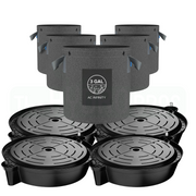 AC Infinity 3-Gallonen Stoffkörbe und Basis-Set