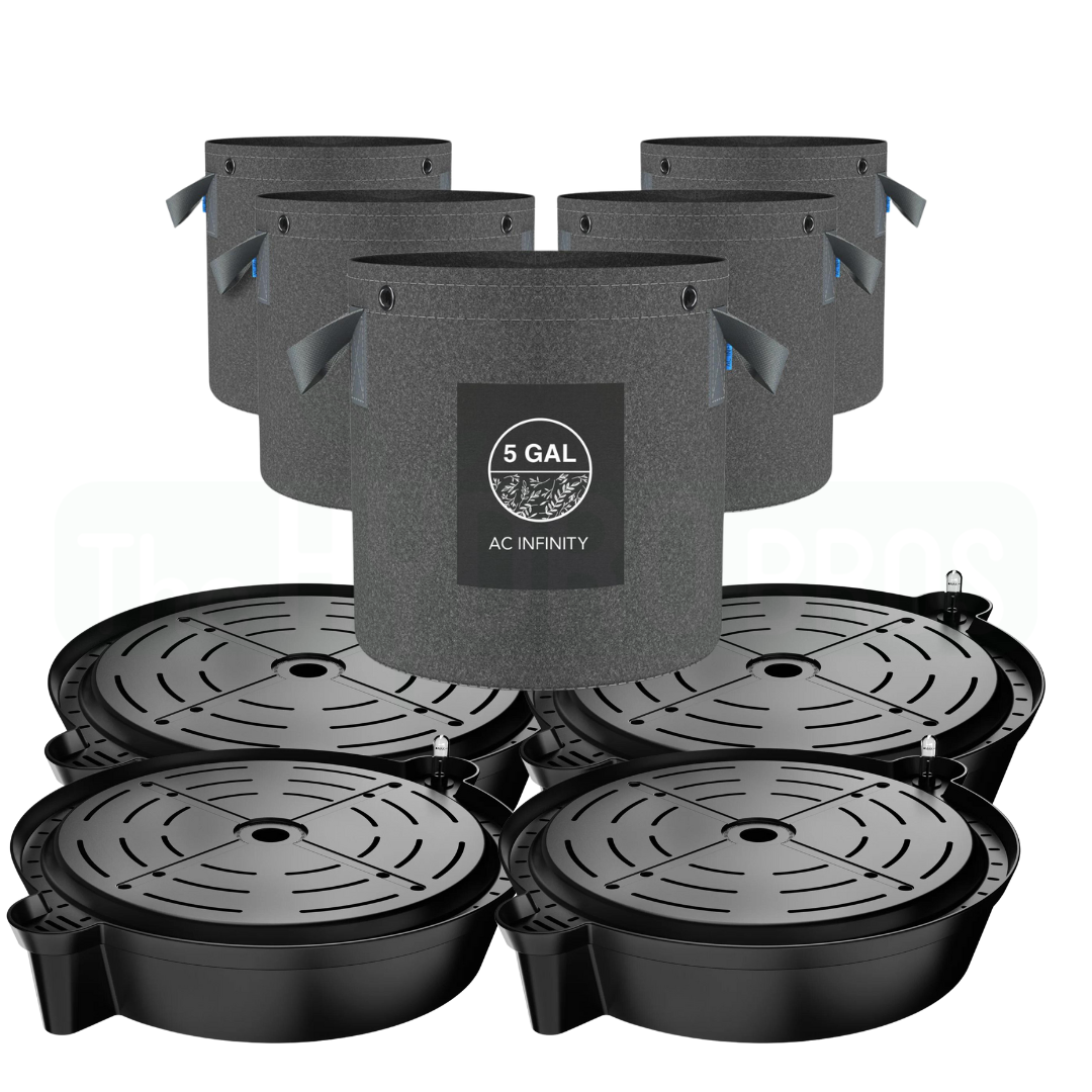 AC Infinity 5-Gallonen Stofftöpfe und Basis-Set