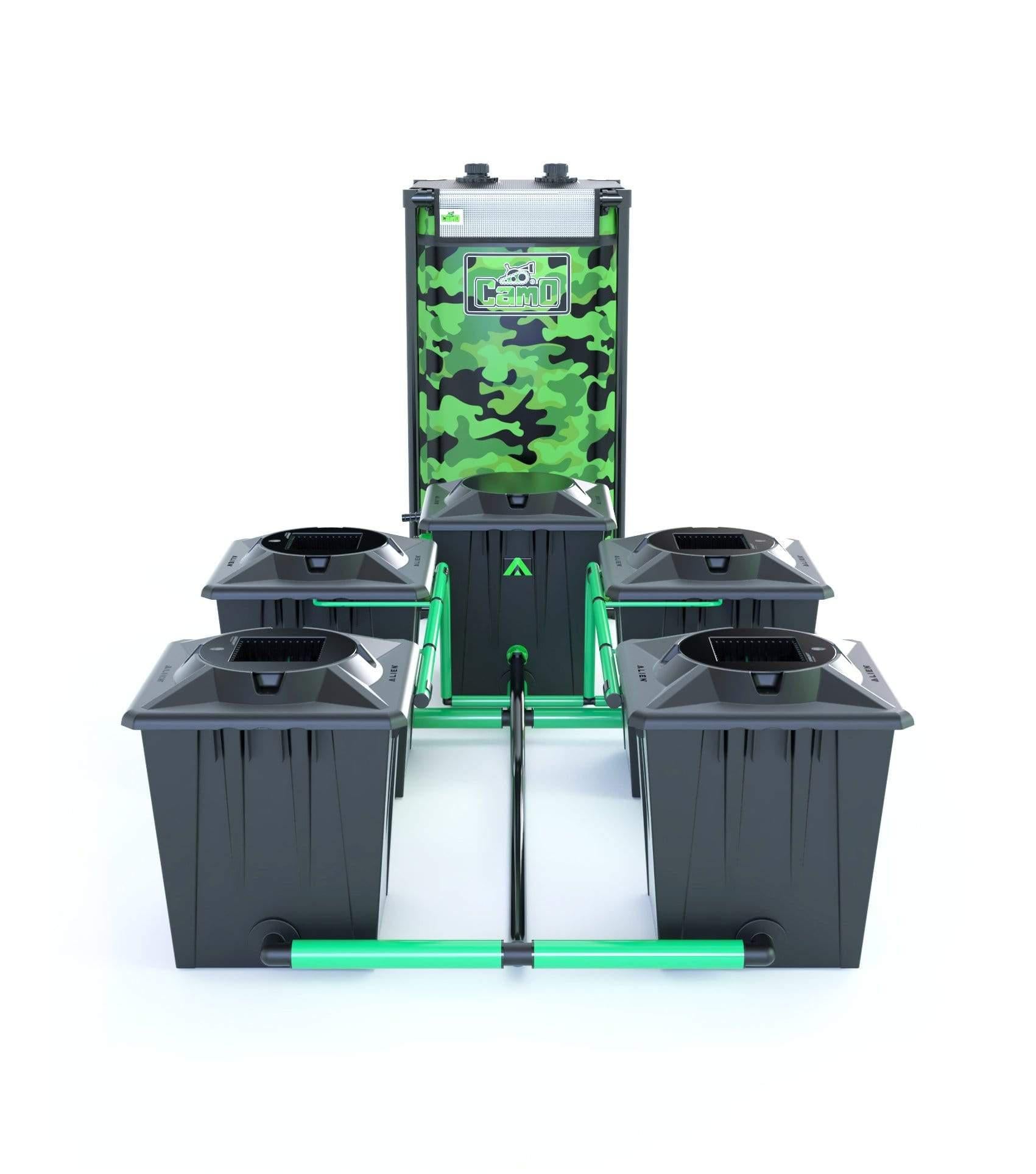 Alien RDWC 4-Topf 20L Schwarze Serie