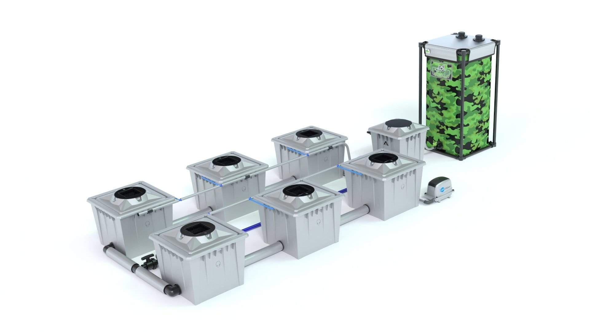 Alien RDWC 6 Pflanzentopf 36L PRO Silber Serie