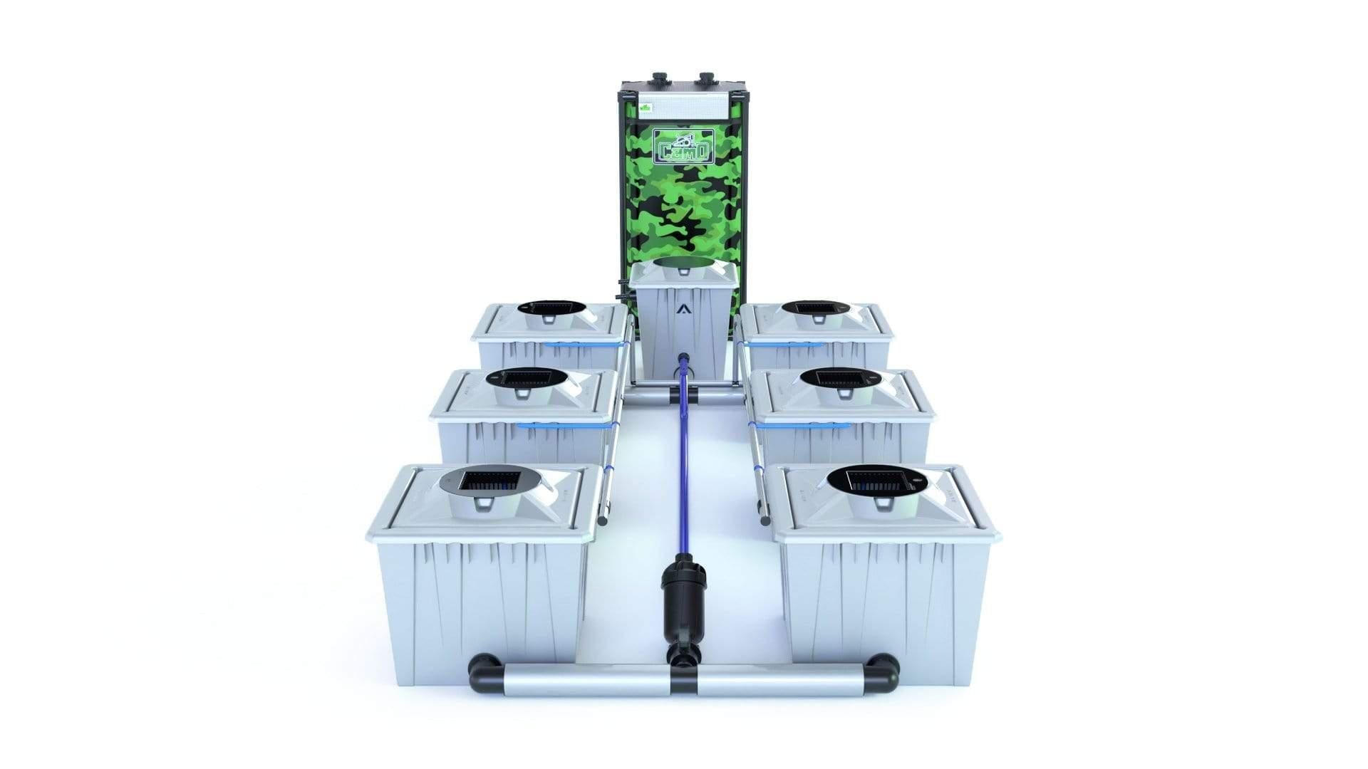 Alien RDWC 6 Pflanzentopf 36L PRO Silber Serie