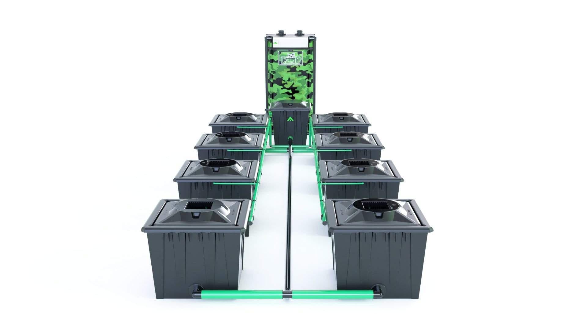Alien RDWC 8 Topf 36L Schwarze Serie