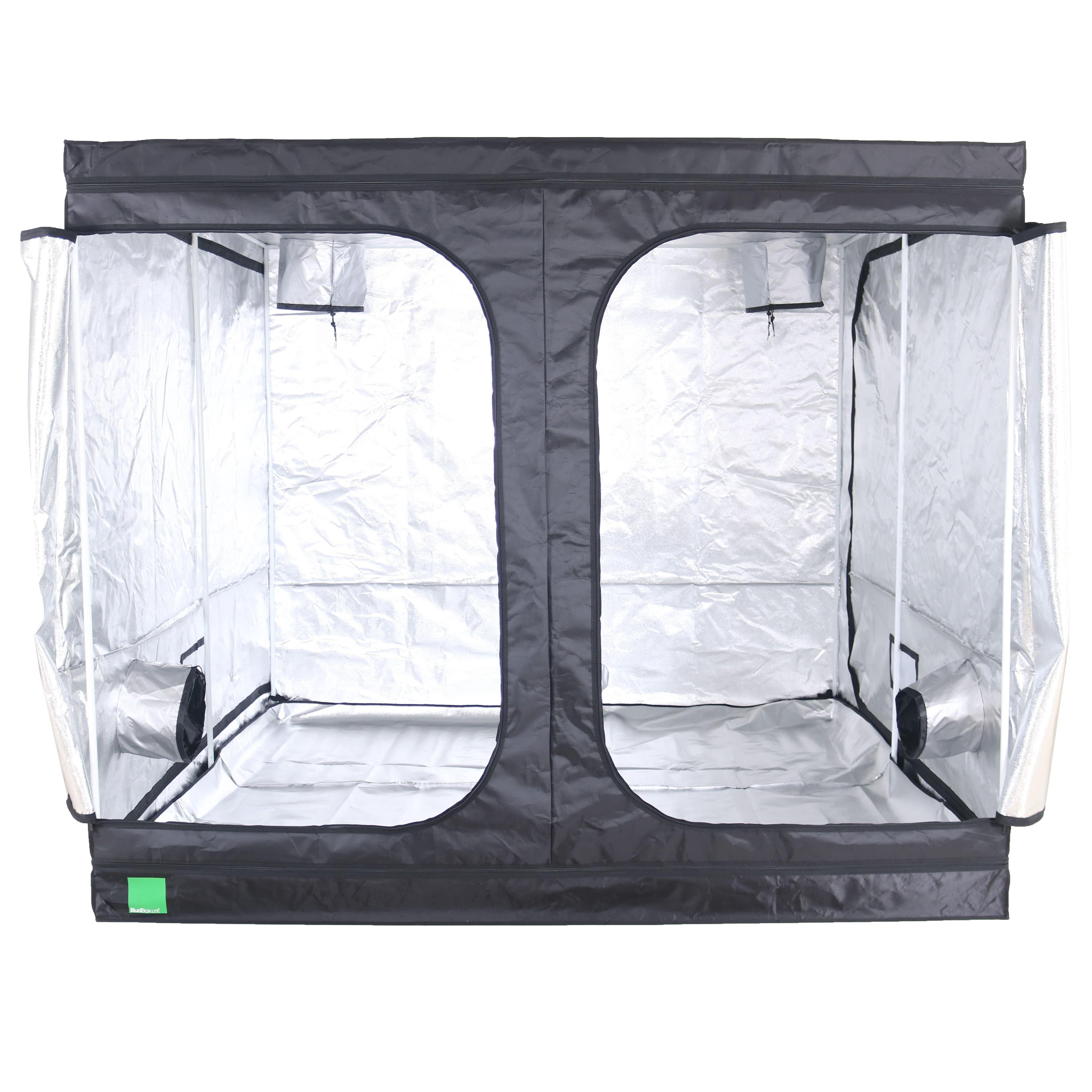 Bud Box Lite Zelt Silber - 240 x 240 x 200cm (19mm Stangen & Metall-Ecken)