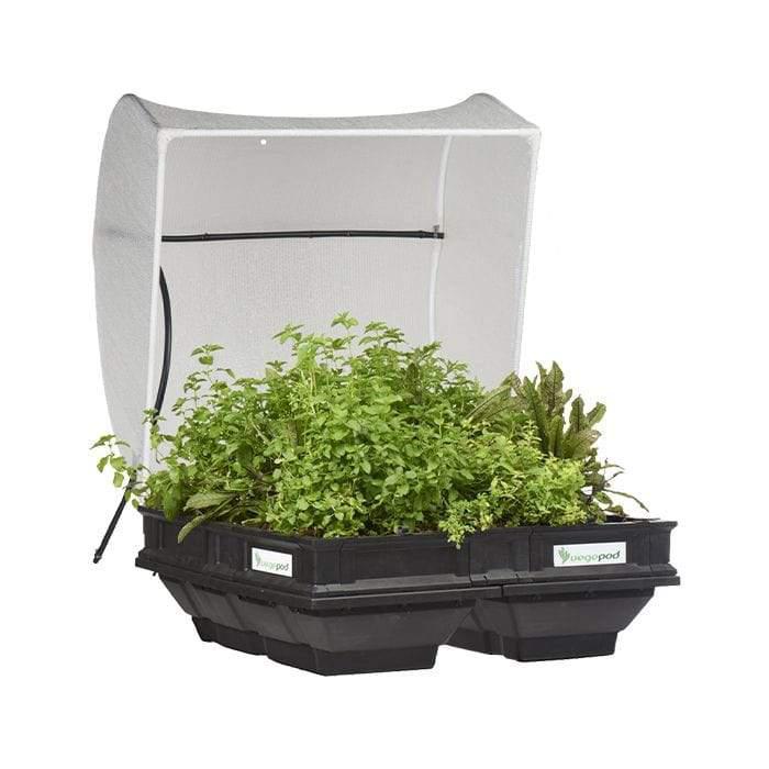 Vegepod Beeterbett mit Überdachung und Ständer – Mittelgröße