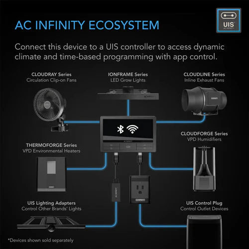 AC Infinity 15L Cloudforge T7 Luftbefeuchter - Gen 2 (AC-CFT7)