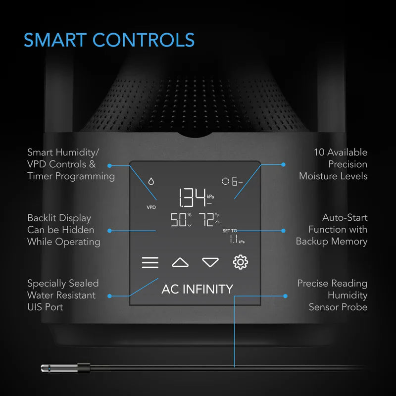 AC Infinity 4,5L Cloudforge T3 Luftbefeuchter - Gen 2 (AC-CFT3)