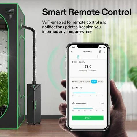 VIVOSUN 19L Ultraschall Smart-Befeuchter – WLAN-App-gesteuerter Luftbefeuchter für Anbaumethoden und Zelte