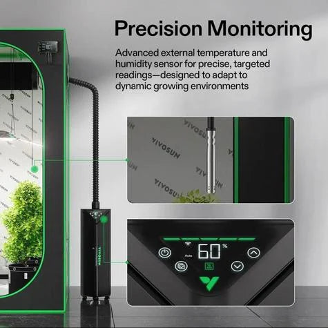VIVOSUN 19L Ultraschall Smart-Befeuchter – WLAN-App-gesteuerter Luftbefeuchter für Anbaumethoden und Zelte