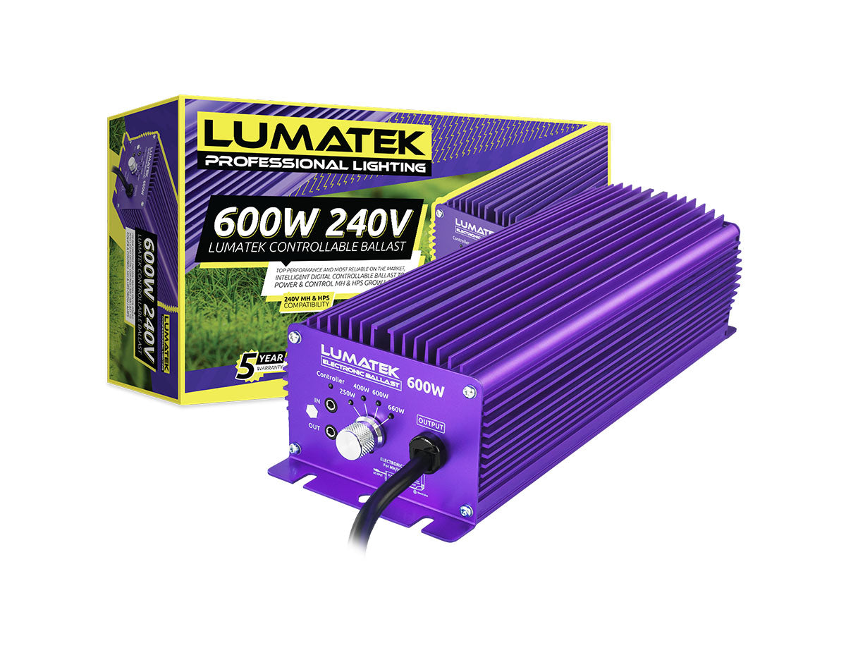 Lumatek 600W HPS 240V Steuerbarer Digital-Ballast