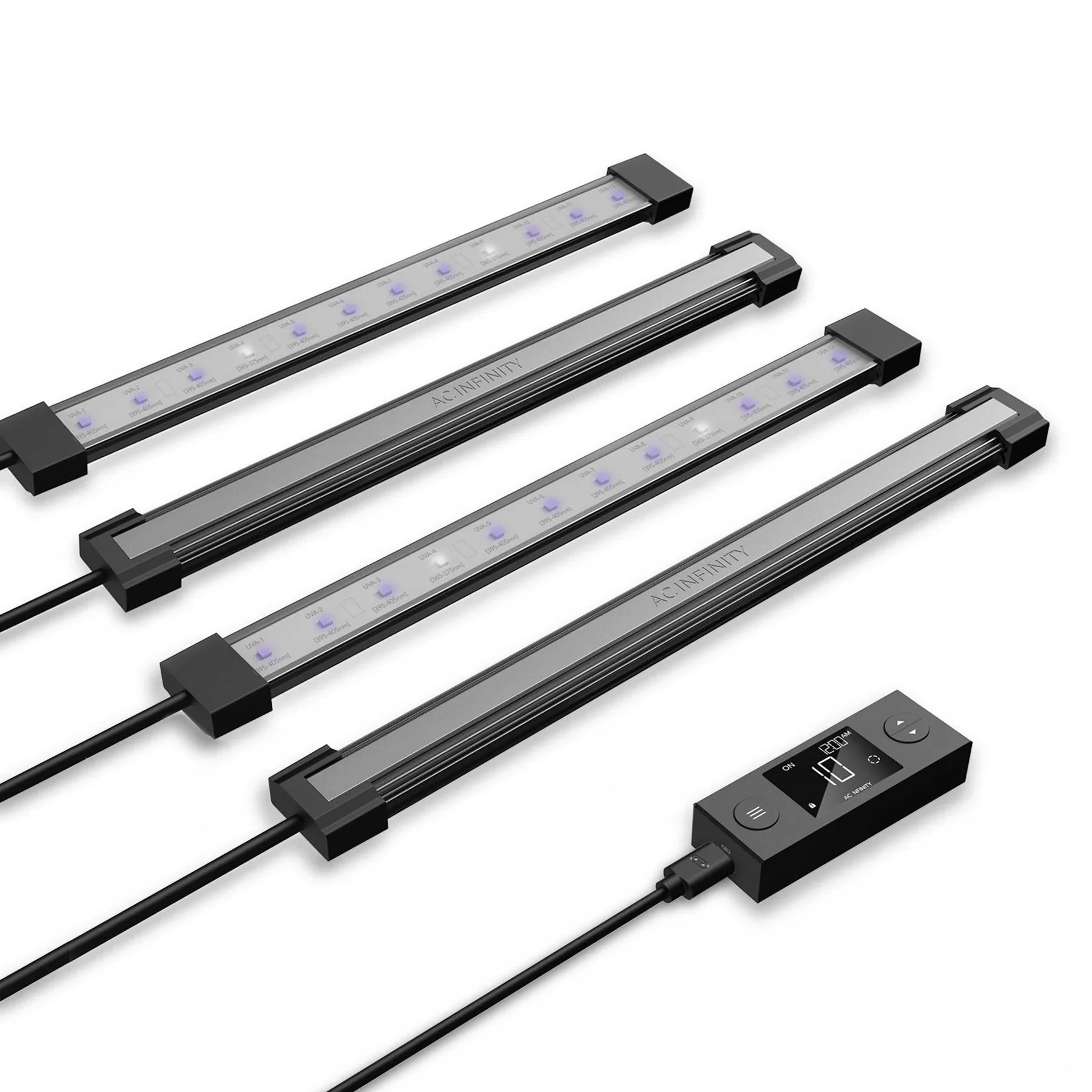 AC Infinity Ionbeam U4-11 | UV-LED-Anbaulicht - 11 Zoll 4-Leisten-Kit (AC-NEU11-4)