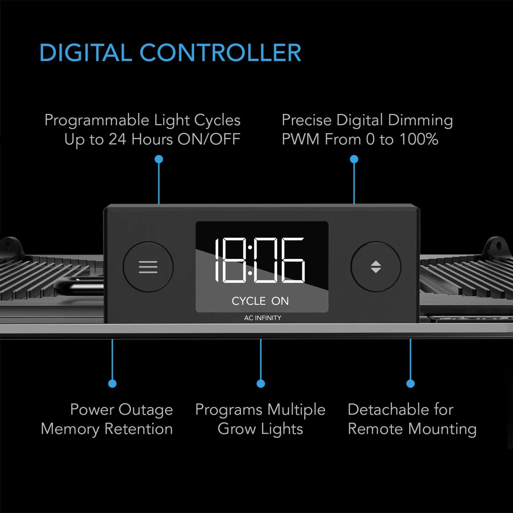 AC Infinity Iongrid S22 LED Grow Lampe - 130W (AC-IGS22)