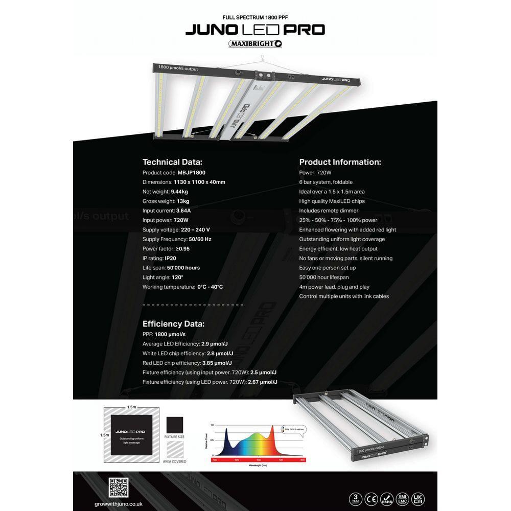 Maxibright Juno 720W LED Wachstumslicht