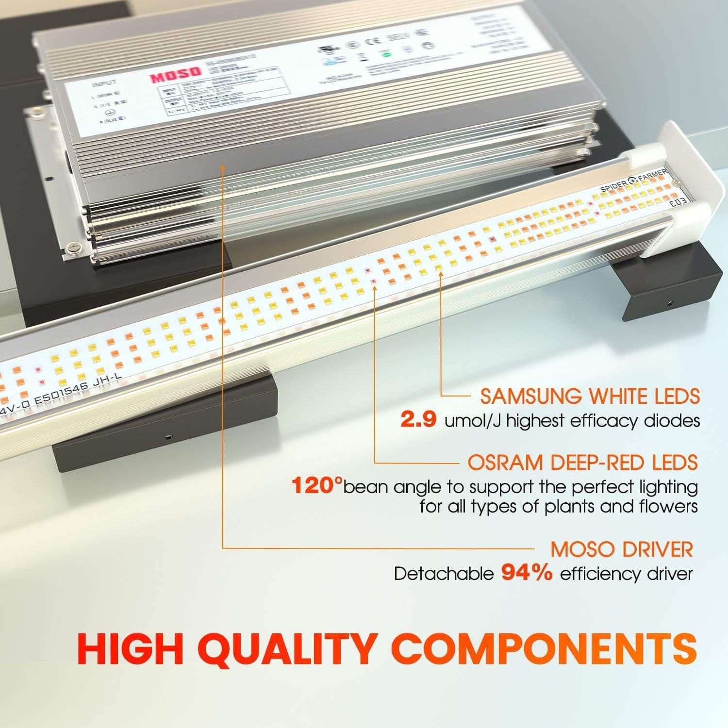 Spider Farmer SE5000 LED-Anbaulicht (480 W)