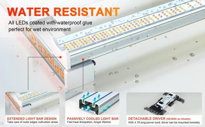 Spider Farmer SE7000 LED Grow Light (730W) - 2,8 µmol/J