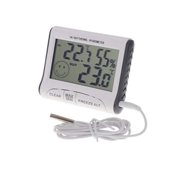 Maxibright Max-Min-Thermometer und Hygrometer mit Sonde