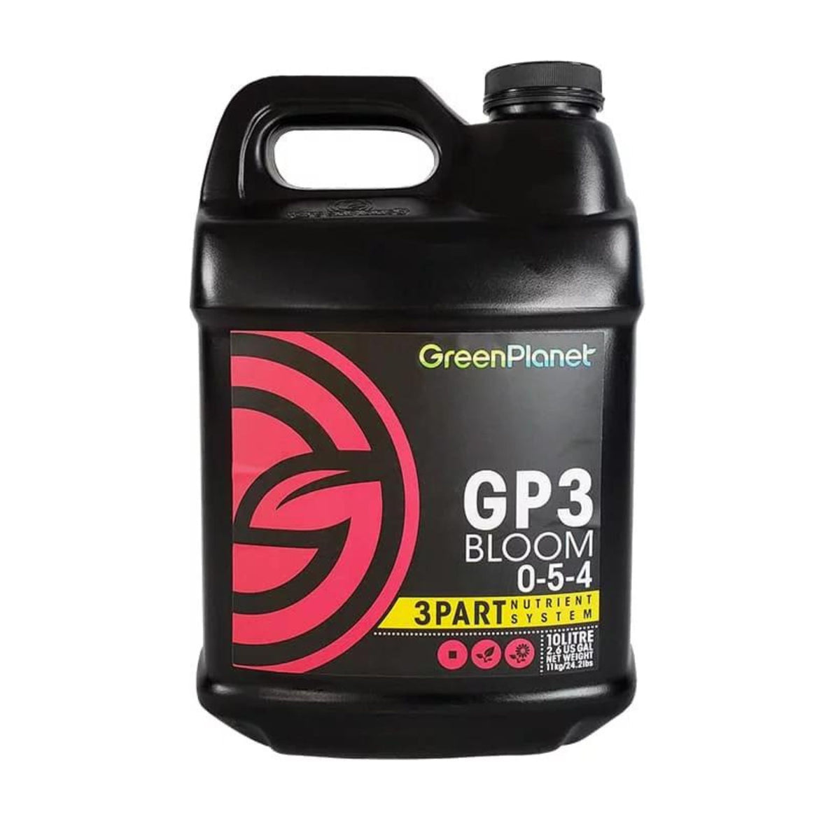 Green Planet - Wachstum, Blüte, Micro 3-teilige Nährstoffzusatz für Hydrokultur (GP3)