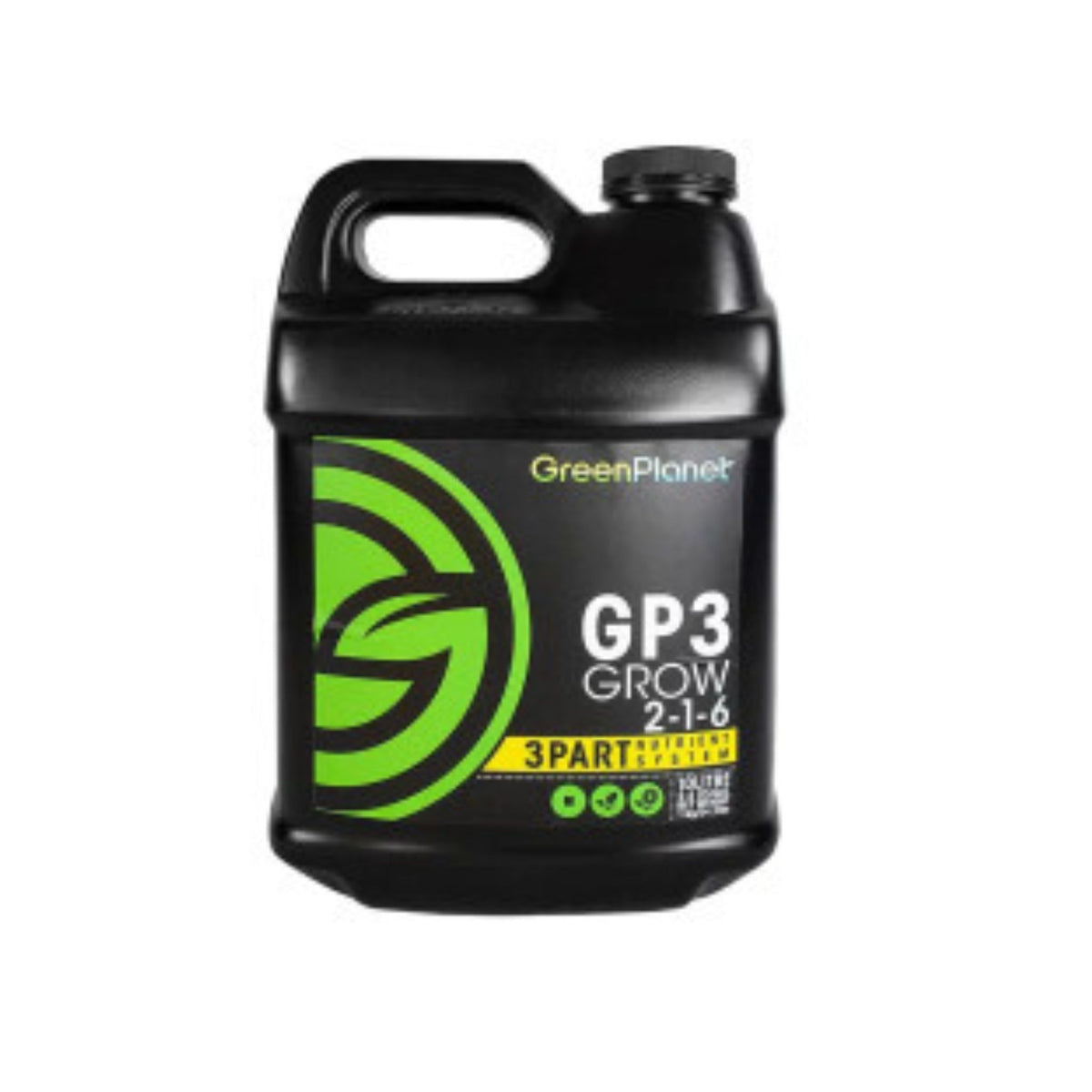 Green Planet - Wachstum, Blüte, Micro 3-teilige Nährstoffzusatz für Hydrokultur (GP3)